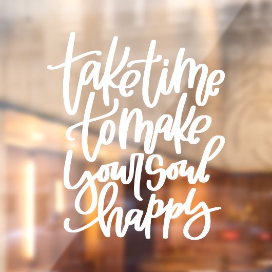 Wellness quote Venster Decaal Raamsticker (Vel 2)