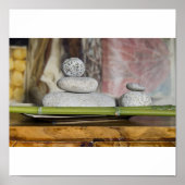 Wellness - Steine Poster (Voorkant)