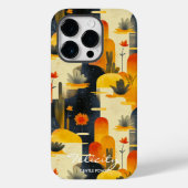 Wellness stijl woestijnlandschap met warme tinten Case-Mate iPhone case (Achterkant)