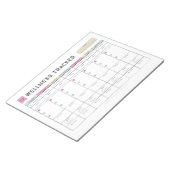 Wellness Tracker Notitieblok (Schuin)