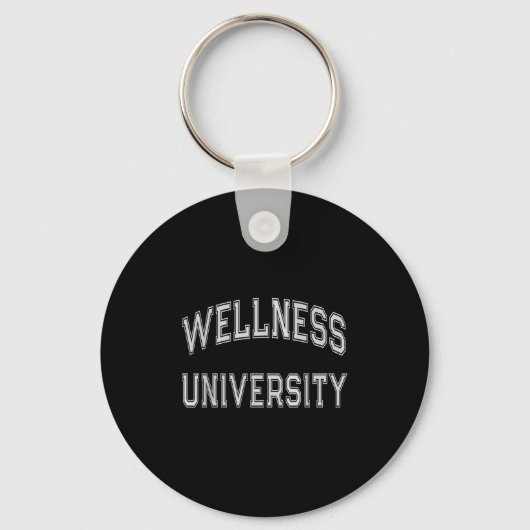 Wellness University Squad Fitness Coach Gym Health Sleutelhanger (Voorkant)