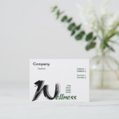 Wellness Visitekaartje (Staand voorkant)