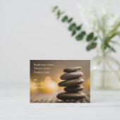 Wellness visitekaartje (Staand voorkant)