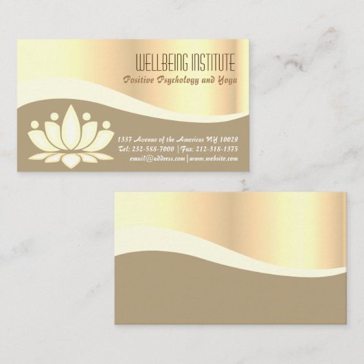 Wellness visitekaartjes (Voorkant / Achterkant)