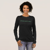 'Wellness Warrior' Long-sleeve Womens Top (Voorkant volledig)