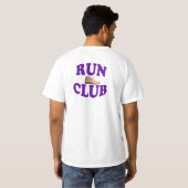 WELLNESS WARRIOR / Run Club T-shirt (Achterkant volledig)