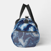 Wellness Waters Duffle Bag - Navy Marble Fluid Art Plunjezak (Rechts)