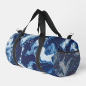 Wellness Waters Duffle Bag - Navy Marble Fluid Art Plunjezak (Rechterhoek)