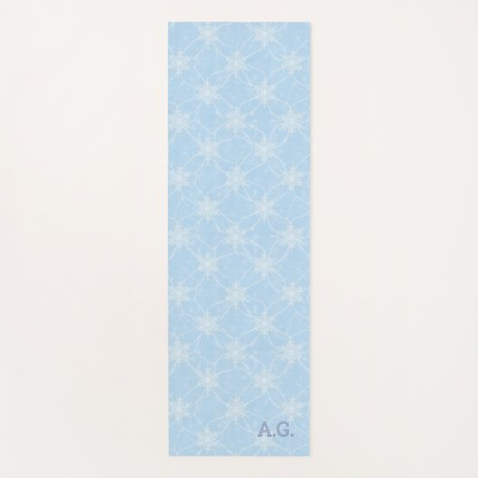 Wellness Waters Exercise Mat - Icy Snowflake  (Voorkant)