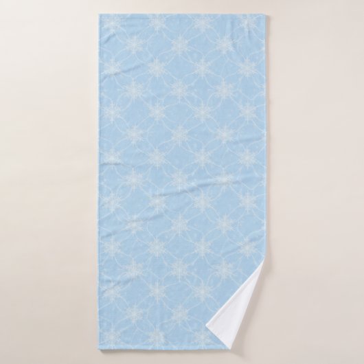 Wellness Waters Gym Towel - Icy Blue Snowflake  Badhanddoek (Badhanddoek)