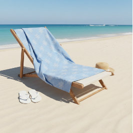 Wellness Waters Gym Towel - Icy Blue Snowflake  Badhanddoek