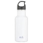 Wellness Waters Sports Bottle - Minimalist Optical Waterfles (Voorkant)