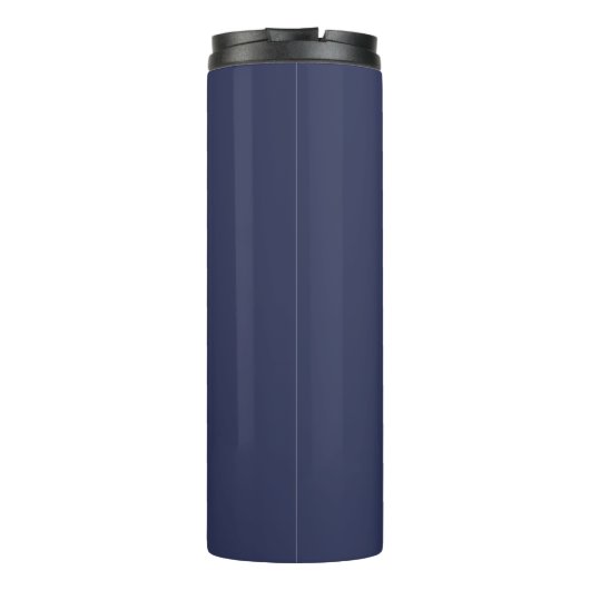 Wellness Waters Thermos - Matte Night Blue  Thermosbeker (Achterkant)