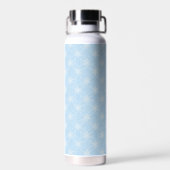 Wellness Waters Water Bottle - Icy Snowflake  Waterfles (Achterkant)