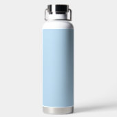 Wellness Waters Water Bottle - Powder Blue Waterfles (Achterkant)
