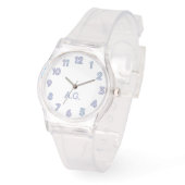 Wellness Waters Wristwatch - Transparent Ice Desig Horloge (Hoek)