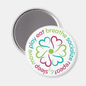 Wellness Wheel Magneet (Voorkant / Achterkant)