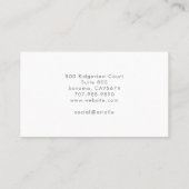 Wellnesscoach Abstract Waterverf Visitekaartje (Achterkant)