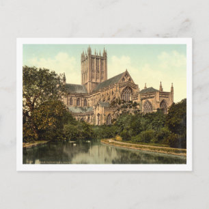 Wells Cathedral, Somerset, Engeland Briefkaart