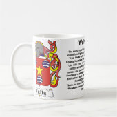 Wells Family Crest Mok (Links)