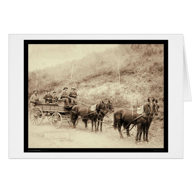 Wells Fargo Deadwood Treasure Wagon SD 1890 (Voorkant Horizontaal)