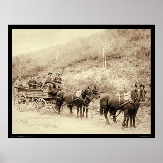Wells Fargo Deadwood Treasure Wagon SD 1890 Poster (Voorkant)