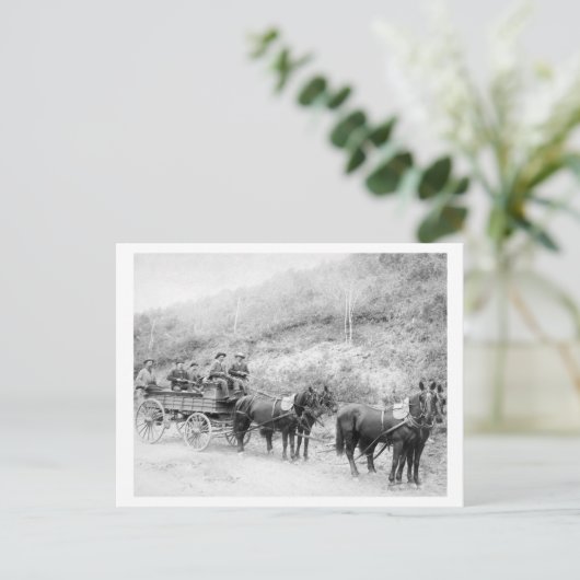 Wells Fargo Express Company Briefkaart (Staand voorkant)