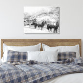 Wells Fargo Express Company Canvas Afdruk (Insitu (Slaapkamer))