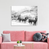 Wells Fargo Express Company Canvas Afdruk (Insitu (Woonkamer))