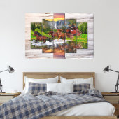 WELLS FARGO STAGECOACH CANVAS AFDRUK (Insitu (Slaapkamer))