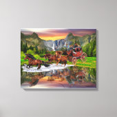 WELLS FARGO STAGECOACH CANVAS AFDRUK (Voorkant)