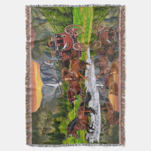 WELLS FARGO STAGECOACH DEKEN (Voorkant Verticaal)