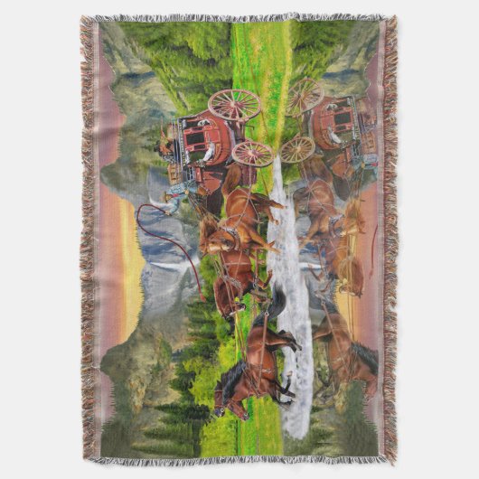 WELLS FARGO STAGECOACH DEKEN (Voorkant Verticaal)