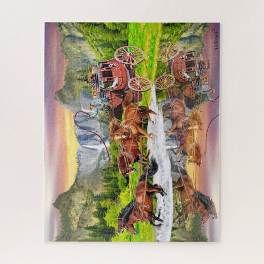 WELLS FARGO STAGECOACH LEGPUZZEL (Verticaal)