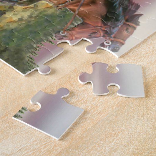 WELLS FARGO STAGECOACH LEGPUZZEL (Zijkant)