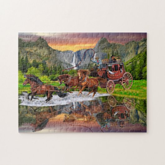 WELLS FARGO STAGECOACH LEGPUZZEL (Horizontaal)