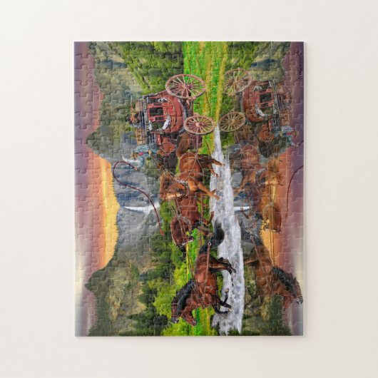 WELLS FARGO STAGECOACH LEGPUZZEL (Verticaal)