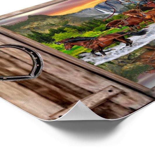 WELLS FARGO STAGECOACH POSTER (Hoek)