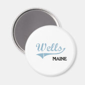 Wells Maine City Classic Magneet (Voorkant / Achterkant)