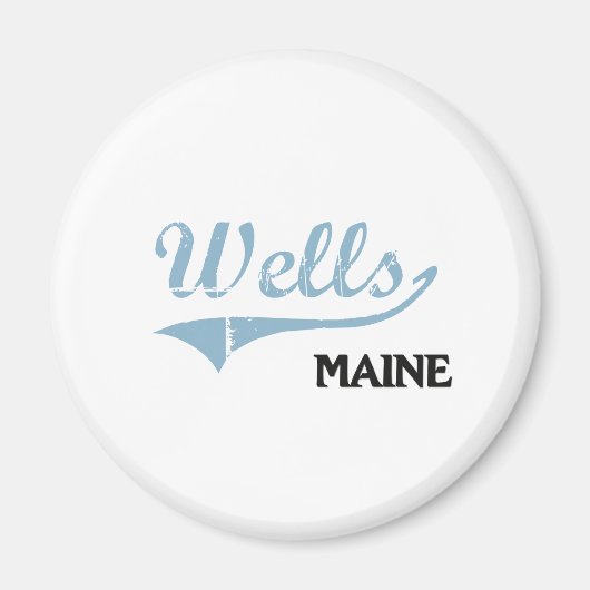 Wells Maine City Classic Magneet (Voorkant)