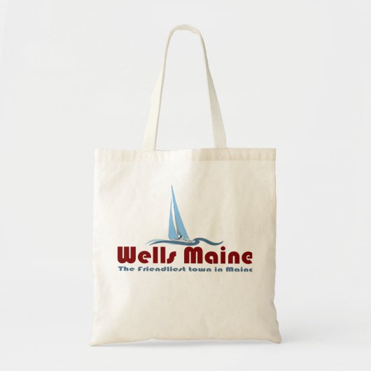 Wells Maine. Tote Bag (Voorkant)