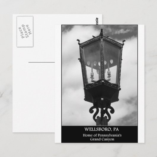 Wellsboro, PA Home van Pennsylvania's Grand Canyon Briefkaart (Voorkant / Achterkant)