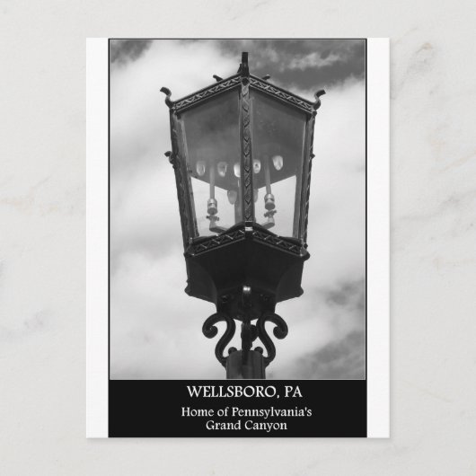 Wellsboro, PA Home van Pennsylvania's Grand Canyon Briefkaart (Voorkant)