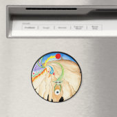 "Wellspring" Mandala magneet (Insitu (Vaatwasser))