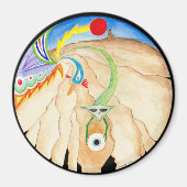 "Wellspring" Mandala magneet (Voorkant)