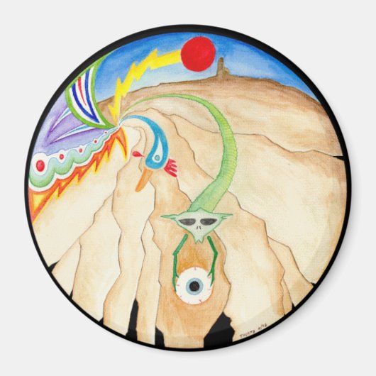 "Wellspring" Mandala magneet (Voorkant)