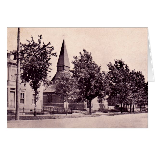Wellston Ohio Presbyteriaanse kerk (Voorkant Horizontaal)