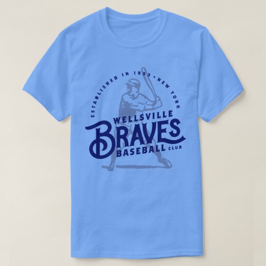 Wellsville Braves T-shirt (Design voorkant)