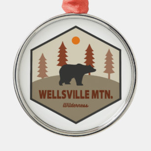 Wellsville Mountain Wilderness Utah Beer Metalen Ornament