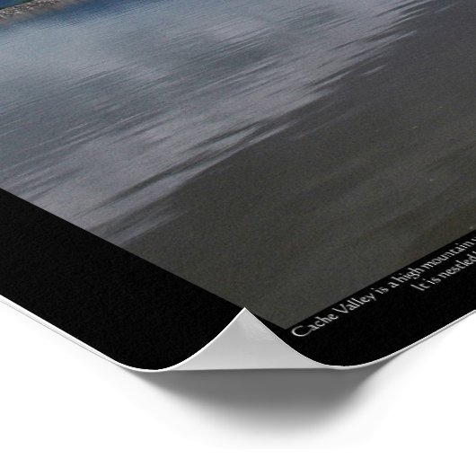 Wellsville Mountains Poster (Hoek)